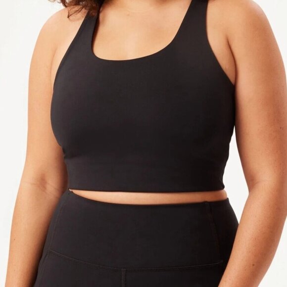 Girlfriend Collective Paloma Sports Bra - Black - NWT - Picture 1 of 3
